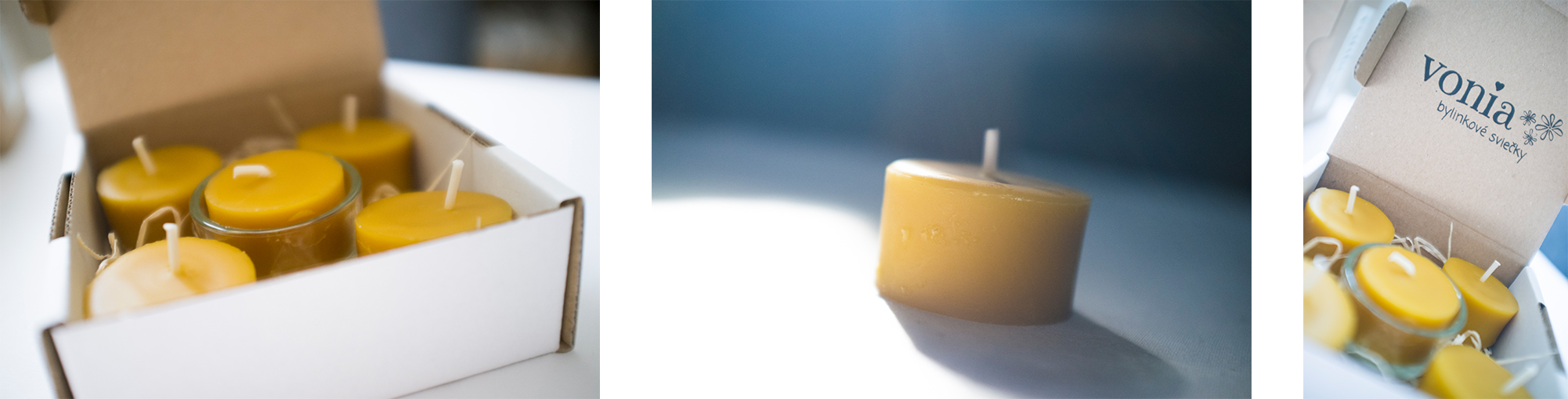 Sviecky z vcelieho vosku - Vonia