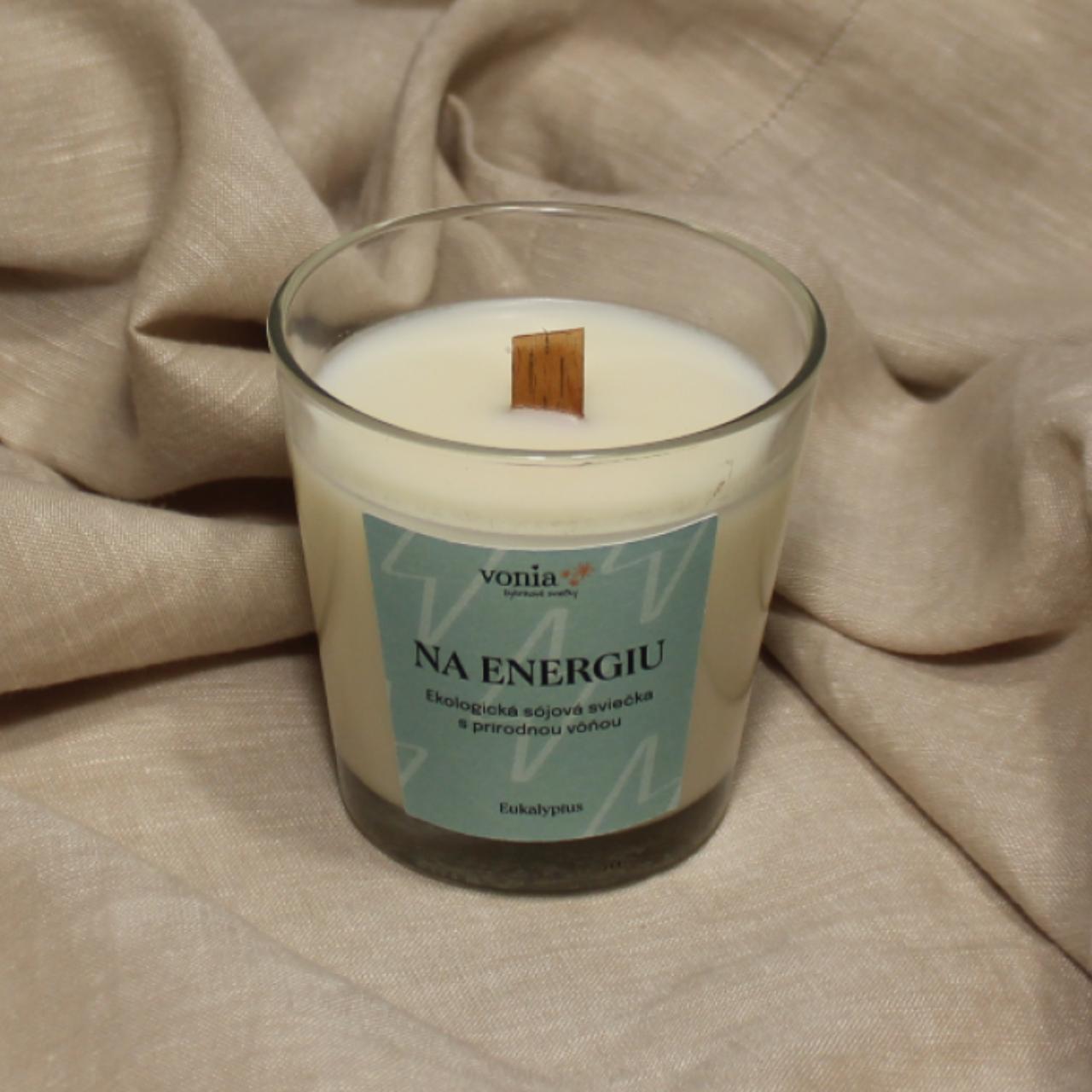 vonia_Sójová sviečka na energiu - eukalyptová
