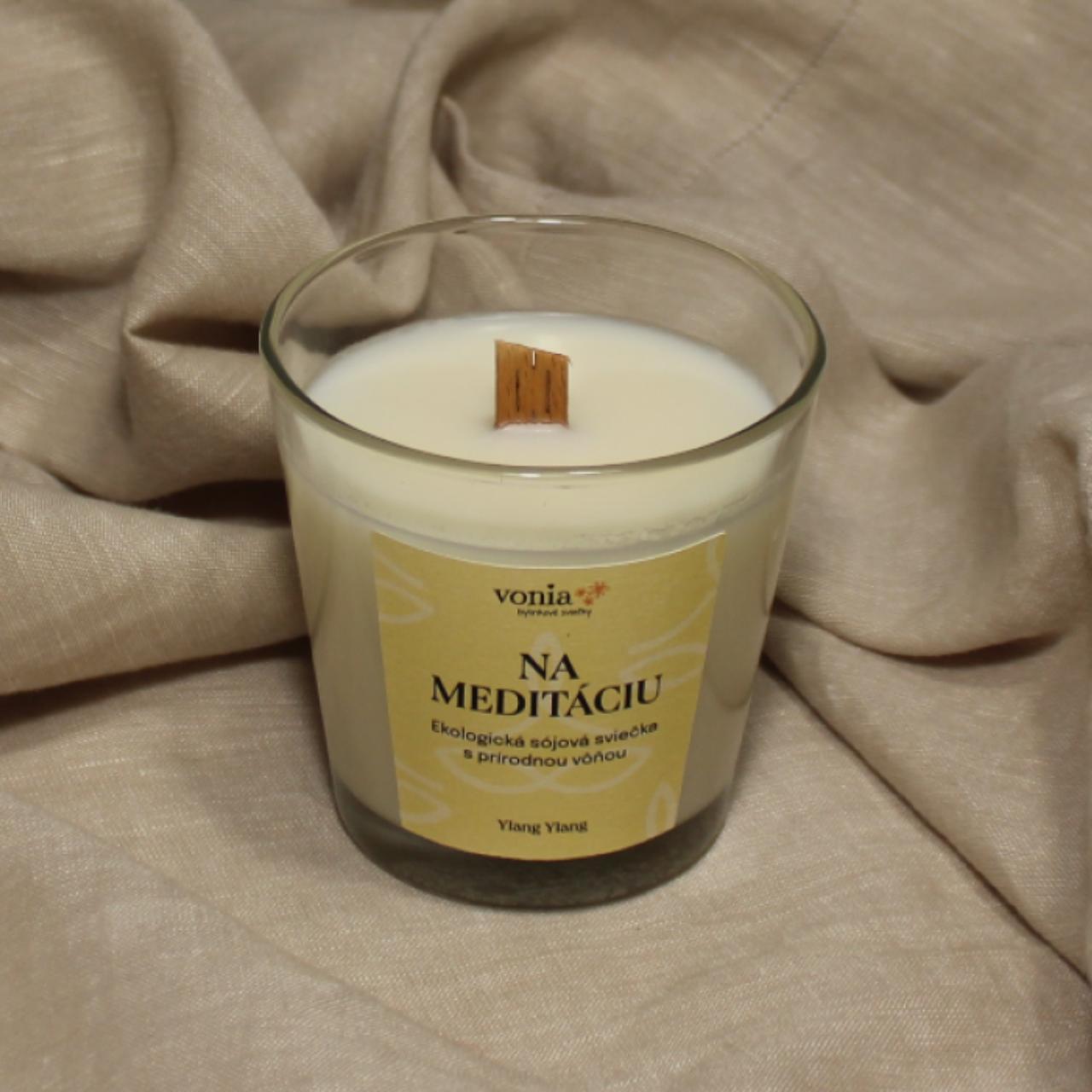 vonia_sójová sviečka na meditáciu - ylang ylang